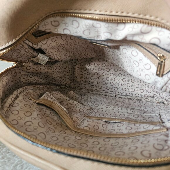 GUESS Mini Backpack - Pink / Nude Beige - Picture 3 of 3